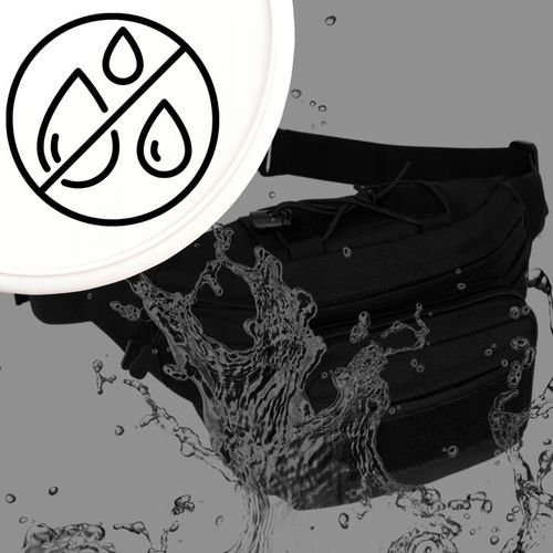 NERKA SASZETKA MĘSKA CZARNA WOJSKOWA biodrówka DUŻA POJEMNA TAKTYCZNA TORBA na Arena.pl