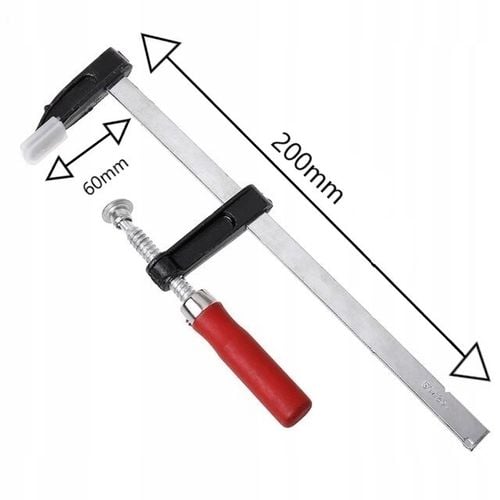 Ścisk stolarski śrubowy zacisk Typ F 150 mm na Arena.pl