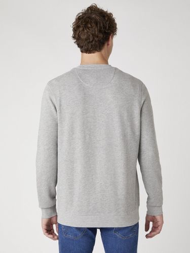 MĘSKA BLUZA WRANGLER GRAPHIC CREW MID GREY MEL W6E2HAX37 XL na Arena.pl