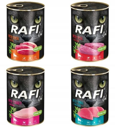 Dolina Noteci RAFI mix smaków dla kota 12 x 400g na Arena.pl