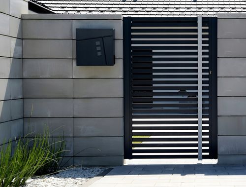 SKRZYNKA POCZTOWA NA LISTY POCZTĘ GAZETY TUBA WIZJER ANTRACYT + NAPIS ADRES na Arena.pl