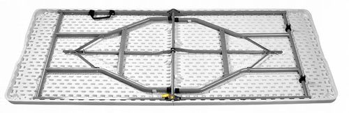 STÓŁ ROZKŁADANY + 2 ŁAWKI ZESTAW CATERINGOWY 180 cm SKŁADANY W WALIZKĘ XXL na Arena.pl