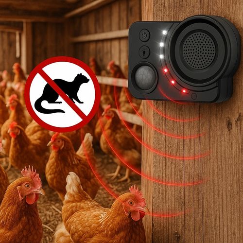 ODSTRASZACZ GRYZONI KUNY MYSZY MOCNY CZUJNIK RUCHU RIWALL RSK-01 na Arena.pl