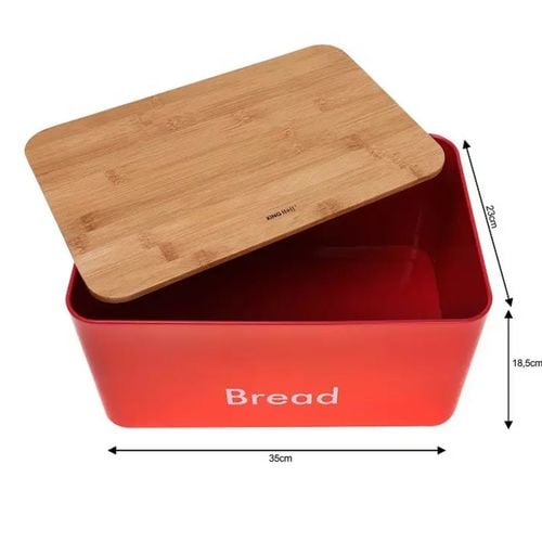 chlebak stalowy kinghoff + 3 pojemniki kh-1085 na Arena.pl