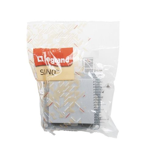 SUNO - Przycisk pojedynczy - 6 A - 250 V~ - zaciski automatyczne, Aluminium - Legrand 721309 na Arena.pl