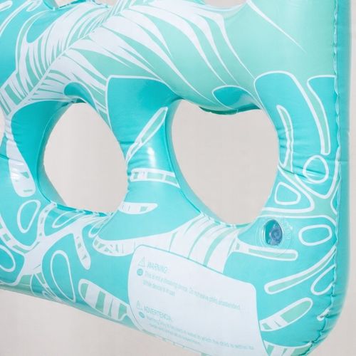 MATERAC DMUCHANY DO PŁYWANIA Z OTWORAMI PODUSZKĄ PLAŻOWY WODNY LEŻAK PLAŻĘ na Arena.pl