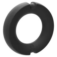 doc johnson pierścień stalowo-silikonowy 4,5 cm wytrzymały anatomiczny