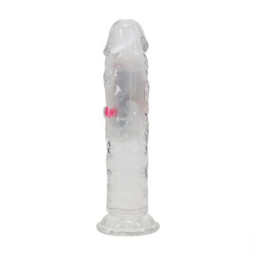 Led Vibrating Straight Cock - 15 Cm - Transparent na Arena.pl