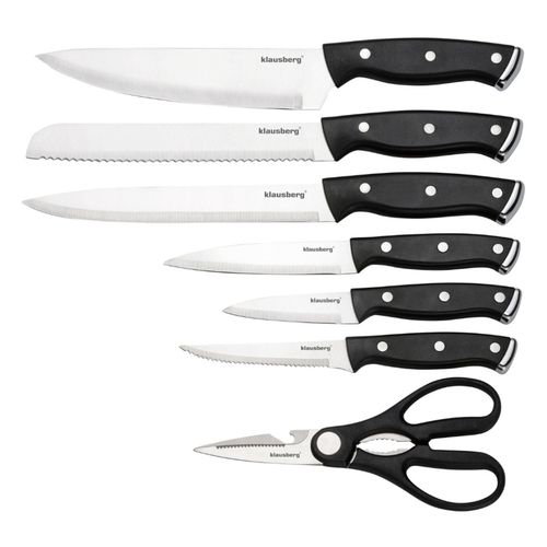 zestaw noży kuchennych i do steków w bloku klausberg kb-7985 na Arena.pl