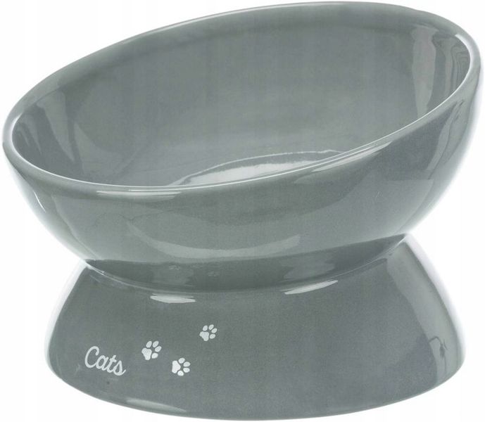 Trixie miska ceramiczna dla kota 350ml ścięta zdjęcie 1