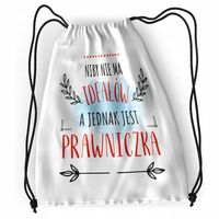 Plecak Dla Prawniczki Sportowy Szkolny Worek Torba Z Nadrukiem Ze Zdjęciem