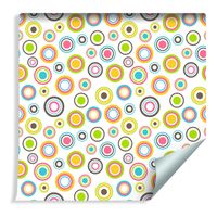 Tapeta Dla Dzieci - Kolorowe Abstrakcyjne Kółka