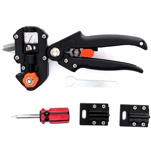 SEKATOR DO SZCZEPIENIA DRZEW I KRZEWÓW ETUI 3 MATRYCE x2 TAŚMA DO SZCZEPIEŃ zdjęcie 13