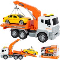 Auto Samochód Pomoc Drogowa Laweta Podnośnik Z Autem Światło Dźwięk