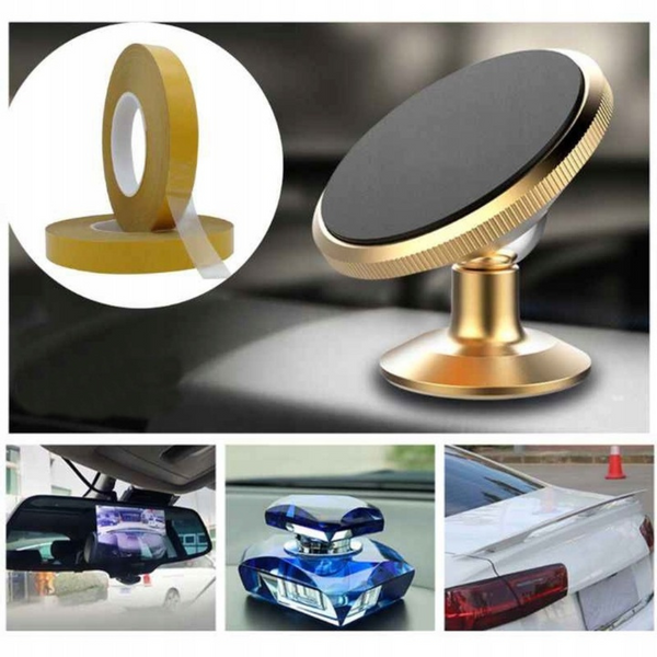 MOCNA TAŚMA KLEJĄCA DWUSTRONNA PRZEZROCZYSTA 25M zdjęcie 5