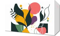Obraz 30x20cm Kolorowa Abstrakcja Botaniczna