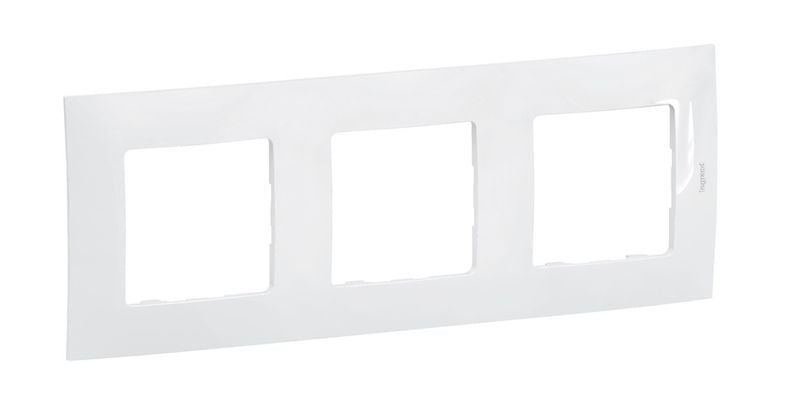 NOWE NILOE - RAMKA POTRÓJNA BIAŁA (WHITE) - Legrand NP113WH zdjęcie 1