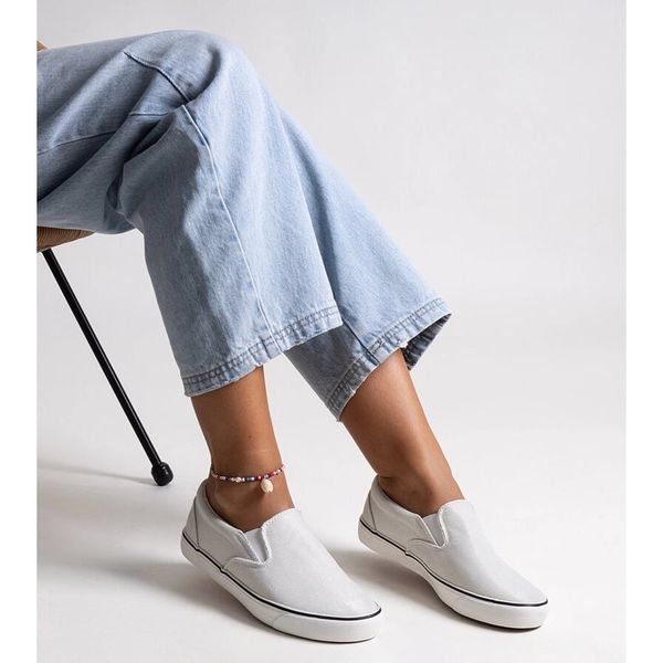 Białe błyszczące trampki r.36 zdjęcie 3