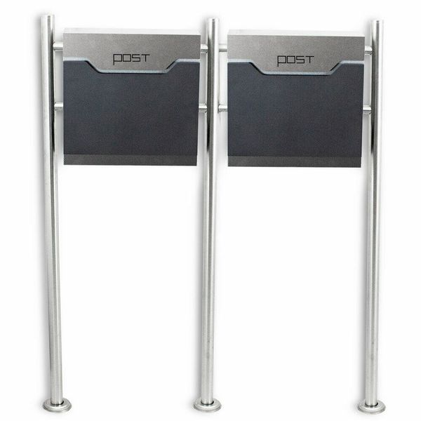 16780 Skrzynka na listy wolnostojąca 2 szt skrzynek nowoczesne zdjęcie 5