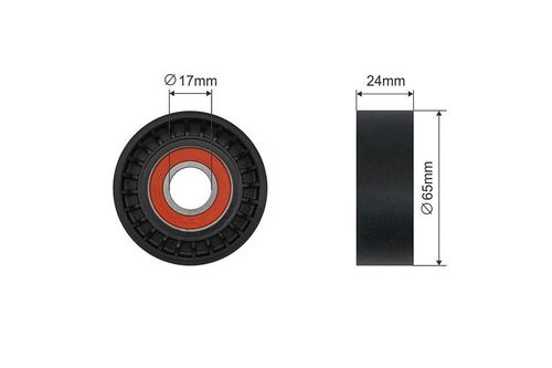 ROLKA PROWADZĄCA PASKA VOLVO S60 III 2019 2020 2021 2022 na Arena.pl