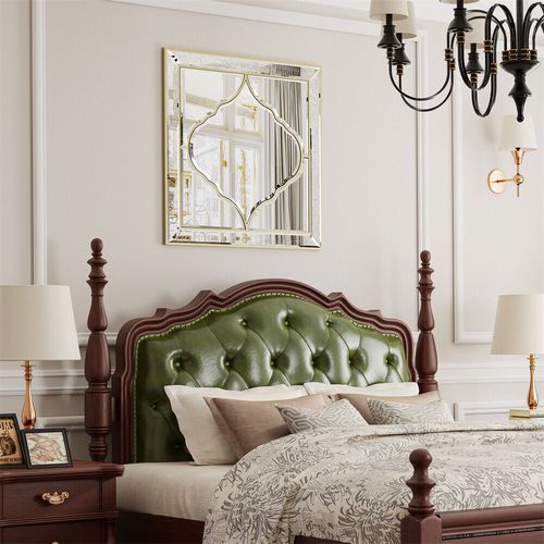 Luksusowe lustro kryształowe lusterko ścienne glamour na Arena.pl