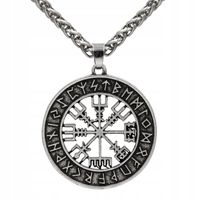 NASZYJNIK Kompas Wikingów Vegvísir NORDYCKI 133