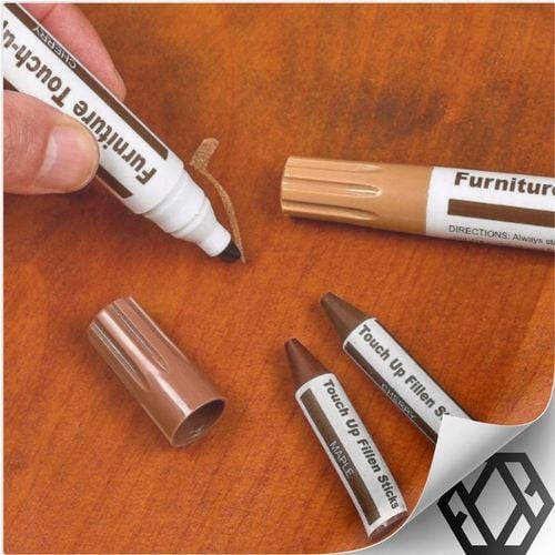 ZESTAW NAPRAWCZY MARKERY DO RYS NAPRAWY PANELI MEBLI DRZWI + WOSK na Arena.pl