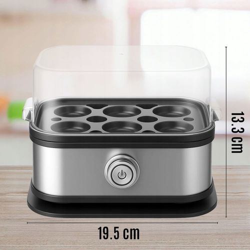 JAJOWAR AUTOMAT DO GOTOWANIA JAJEK OMLETU 6 JAJEK 200W ZESTAW Z MIARKĄ na Arena.pl