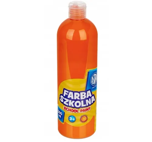 Farba szkolna w butelce, pomarańczowa (500 ml) na Arena.pl
