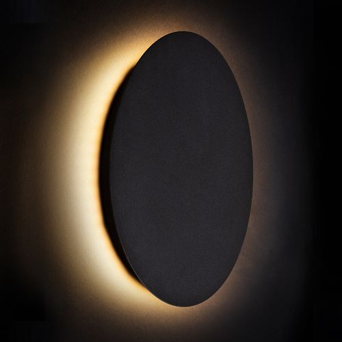 Czarny kinkiet minimalistyczny Ring 7636 LED 12W 3000K salonowy na Arena.pl