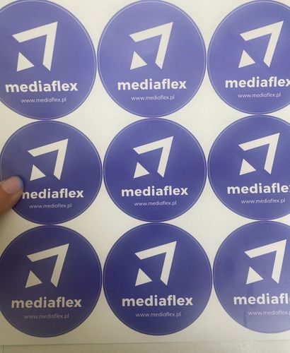 Naklejki z logo własnym nadrukiem WODOODPORNE na Arena.pl