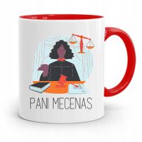 Kubek Czerwony Prawnika Pani Mecenas Prezent Z Nadrukiem Ze Zdjęciem