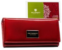 portfel damski skórzany ptn ph22-1-saf-1925 red