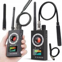 WYKRYWACZ PODSŁUCHÓW KAMER GSM GPS UKRYTYCH LOKALIZATORÓW DETEKTOR WIFI K18