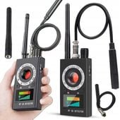 WYKRYWACZ PODSŁUCHÓW KAMER GSM GPS UKRYTYCH LOKALIZATORÓW DETEKTOR WIFI K18