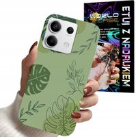 ETUI CASE DO XIAOMI NOTE 13 5G - LIŚCIE WZORY DLA KOBIET KWIATY RÓŻE