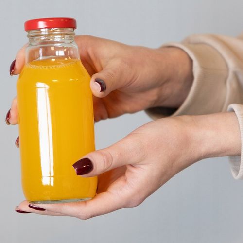 10x BUTELKA NA SOK KUBUŚ SOCZEK 330ml + ZAKRĘTKA BUTELKI SZKLANE NA SYROP na Arena.pl