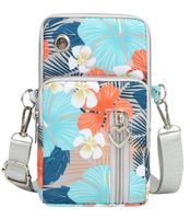 Etui na ramię Torebka organizer na telefon Iphone w kwiatki kwiaty