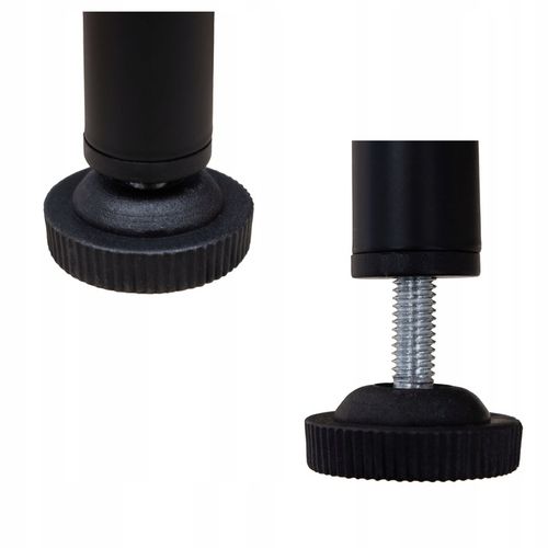 Regał łazienkowy metalowy czarny słupek szafka 3 półki do łazienki na Arena.pl