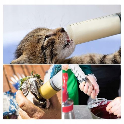 STRZYKAWKA 500ML, STRZYKAWKA Z WĘŻEM, DO LABORATORIÓW NAUKOWYCH, BEZ IGŁY na Arena.pl