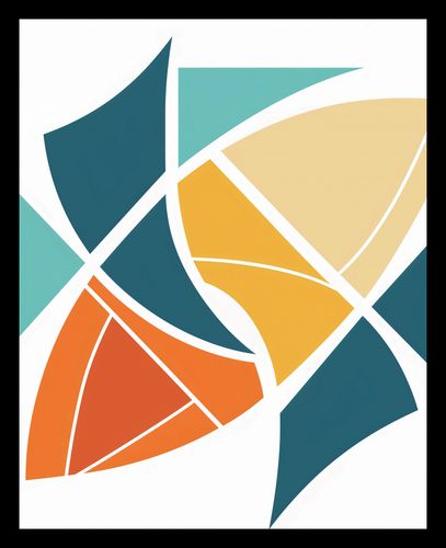 Plakat 40x50cm Geometria Wiatru na Arena.pl