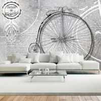 Fototapeta - Vintage bicycles - black and white 150x105