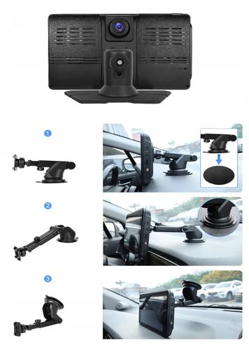 RADIO STACJA MULTIMEDIALNA WIDEOREJESTRATOR CARPLAY ANDROID 2 KAMERY DVR na Arena.pl