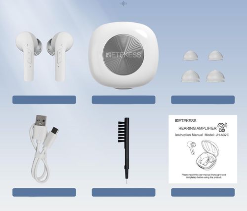 Aparat słuchowy wzmacniacz słuchu Retekess JH-A32E 16 kanałów APP na Arena.pl