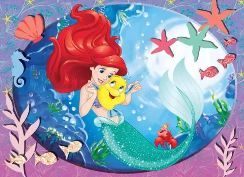Puzzle dwustronne maxi 60 elementów. Mała Syrenka na Arena.pl