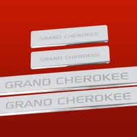 Listwa progowa JEEP GRAND CHEROKEE MK3 WK Stal nierdzewna 304 połysk 4szt