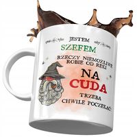 Kubek Dla Szefa Jestem Szefem Na Prezent Z Nadrukiem Ze Zdjęciem