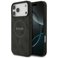 etui guess 4g ring classic logo magsafe  do iphone 17 pro max - czarne
