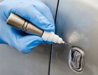 Lakier Zaprawka Pędzelek + Igła Rysy Każdy Kolor 20ml