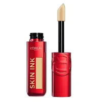 l'oreal infaillible skin ink korektor i podkład 140 warm dore